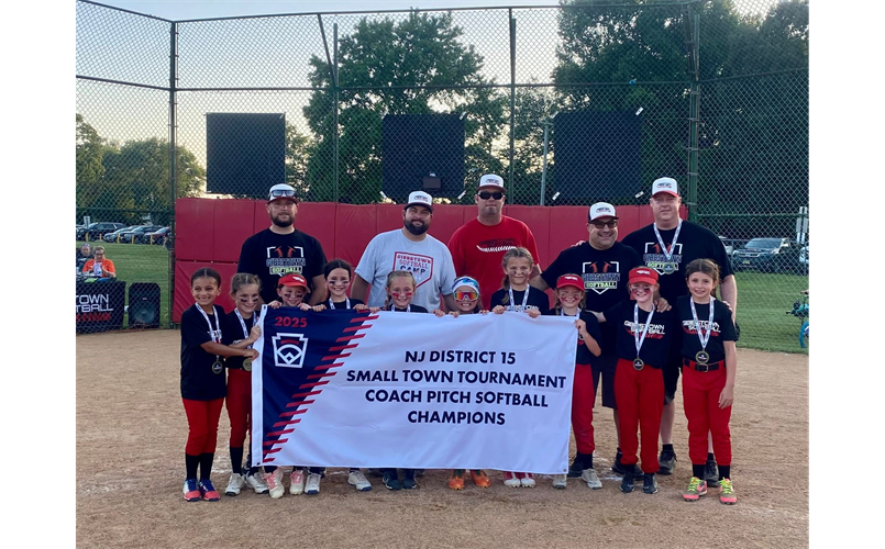 2025 Softball Coach Pitch Small Town Champions